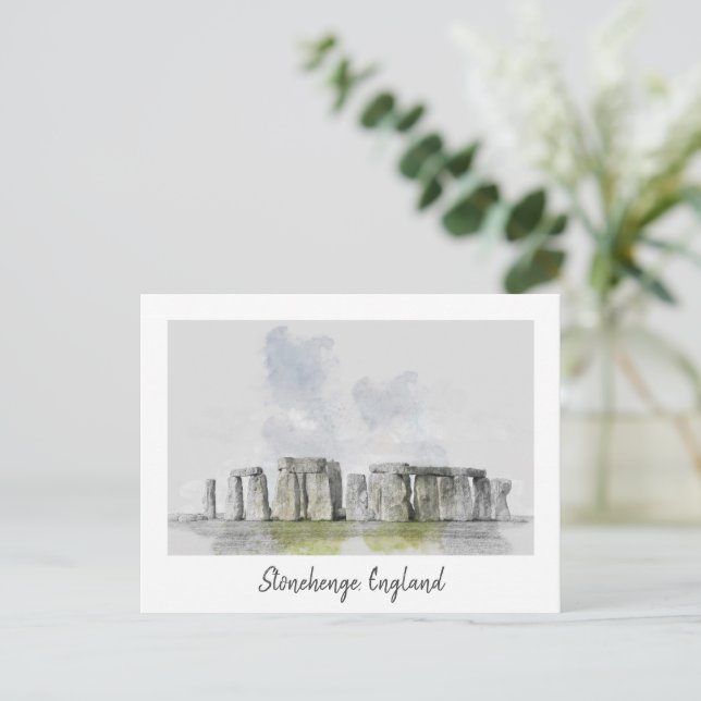 Carte postale Stonehenge England - Ancien Monde (Debout devant)