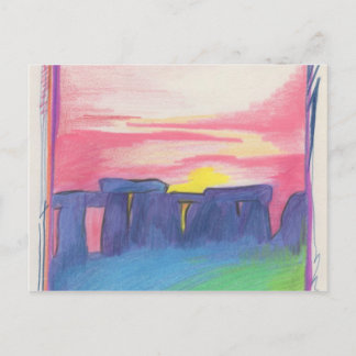 Carte Postale Stonehenge tiennent le premier rôle d'abord l'art