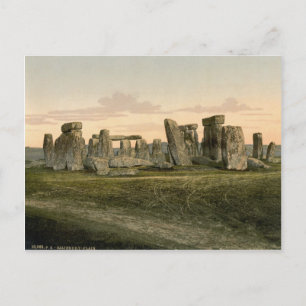 Carte Postale Stonehenge, Wiltshire, Angleterre c.1895