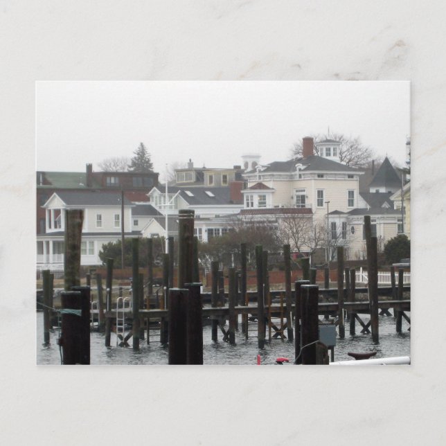 Carte Postale stonington du quai (Devant)