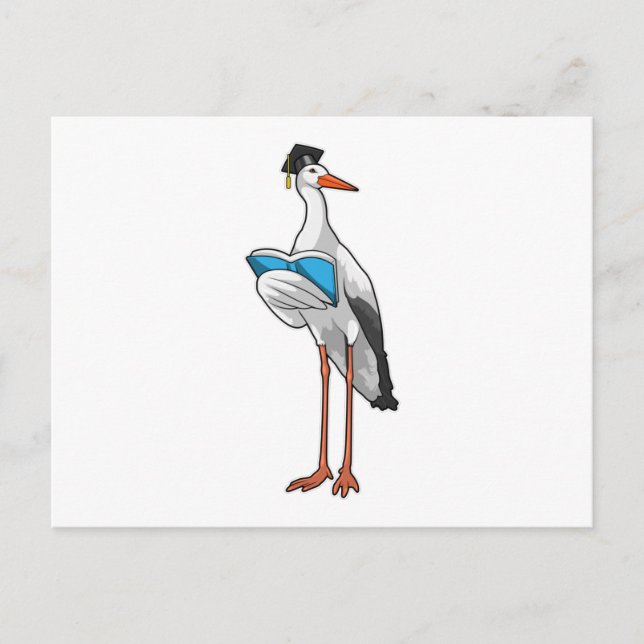Carte Postale Stork as Teacher (Devant)