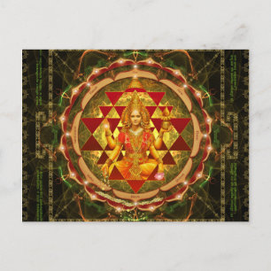 Carte Postale Stotram sur Devi Lakshmi - Shri Yantra- Mahalakshm