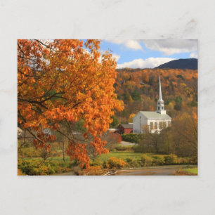 Carte Postale Stowe Vermont à l'automne