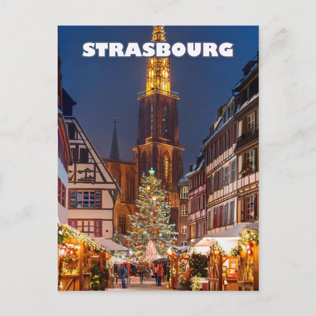 Carte Postale Strasbourg The Capital of Christmas (Devant)