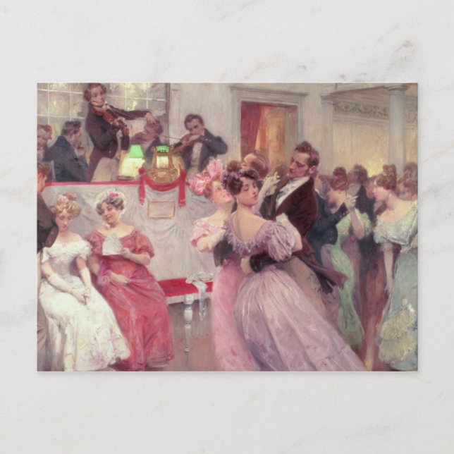 Carte Postale Strauss and Lanner - The Ball, 1906 (Devant)