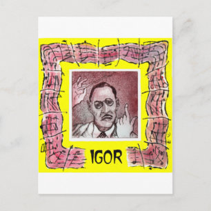 Carte postale Stravinsky