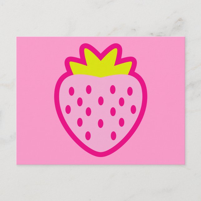 CARTE POSTALE STRAWBERRY (Devant)