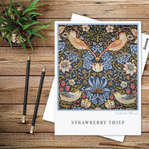 Carte Postale Strawberry Thief Textile Design William Morris
