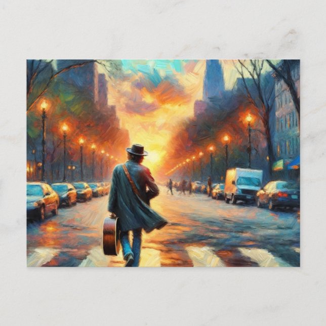 Carte Postale Street de musique (Devant)