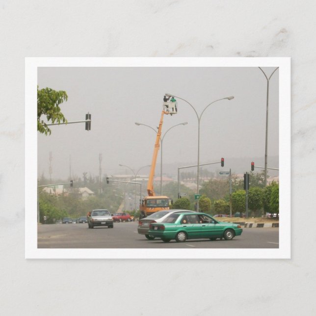 Carte Postale Street Light, Abuja (Devant)