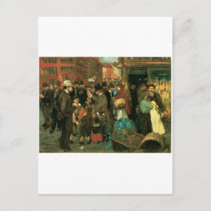 Carte Postale Street Scene, Hester Street, New York c. 1905