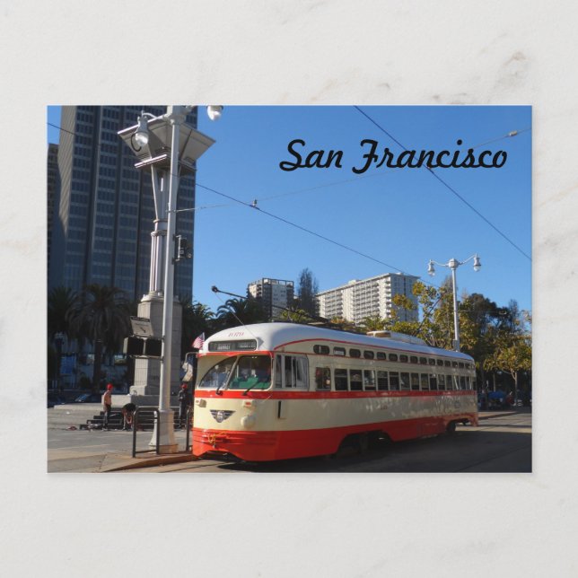 Carte Postale Streetcar - San Francisco (Devant)