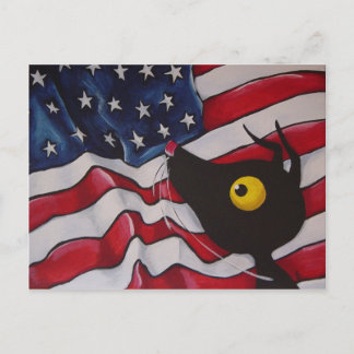 Carte Postale Stressie Cat aux USA !