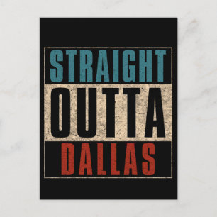 Carte Postale Stright Outta Dallas Texas TX USA