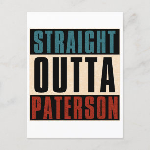 Carte Postale Stright Outta Paterson New Jersey NJ