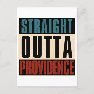 Carte Postale Stright Outta Providence Rhode Island RI