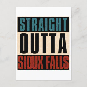 Carte Postale Strit Outta Sioux Falls South Dakota SD