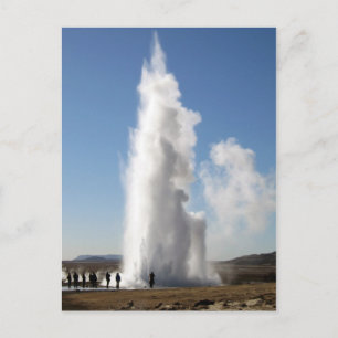 Carte Postale Strokkur- Geyser en Islande