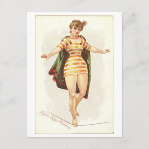 Carte Postale Strong Women Series #23 : Acrobat Vintage