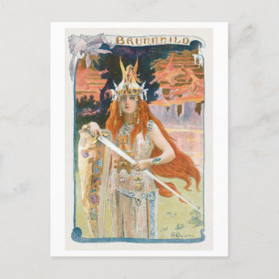 Carte Postale Strong Women Series #61 : Brunhilda Illustration