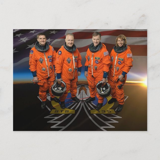 Carte Postale STS-135_Official_Crew_Photo (Devant)