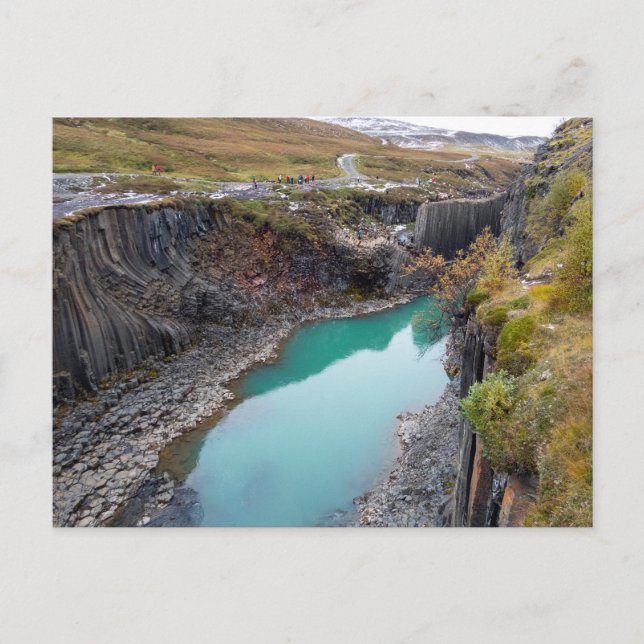 Carte Postale Studlagil Canyon, Islande (Devant)