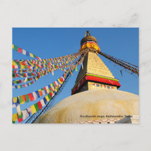 Carte Postale stupa Boudhanath