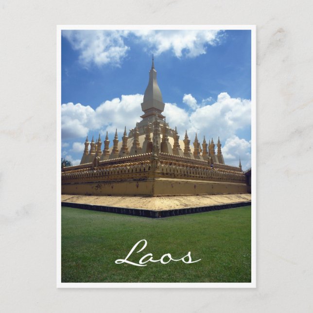 Carte Postale stupa d'or (Devant)