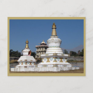 Carte Postale Stupas bouddhistes tibétains