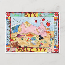 Carte Postale Sty, Sweet Sty