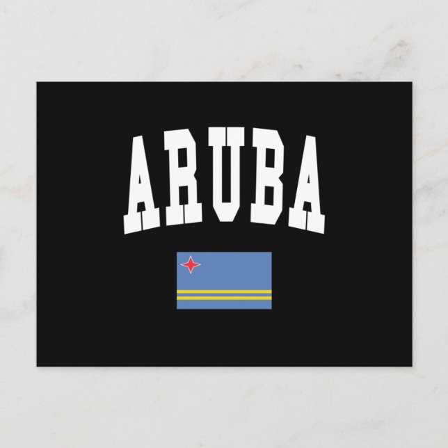 Carte Postale Style Aruba (Devant)