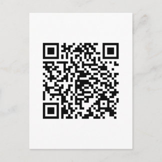 Carte Postale Style de jonction de code QR