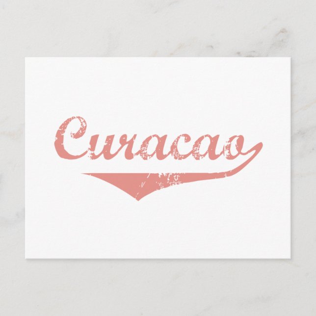 Carte Postale Style de révolution de Curaçao (Devant)