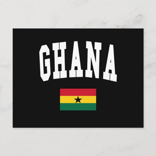 Carte Postale Style Ghana (Devant)