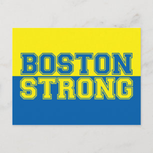 Carte Postale Style graphique Boston Strong