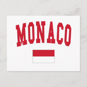 Carte Postale Style Monaco