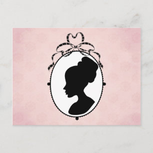 Carte Postale Style victorien 60s Caméo