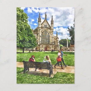Carte Postale Style Watercolor Winchester