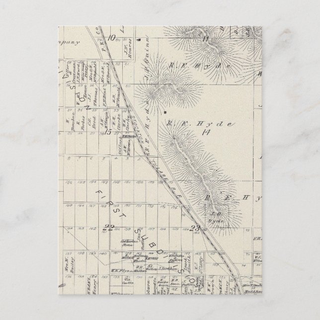 Carte Postale Subdivisions Pioneer Land Co (Devant)