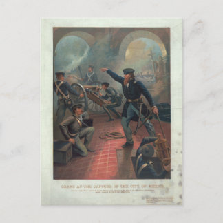 Carte Postale Subvention à la capture de la ville de Mexico Leut