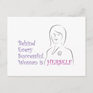 Carte Postale Successful Woman