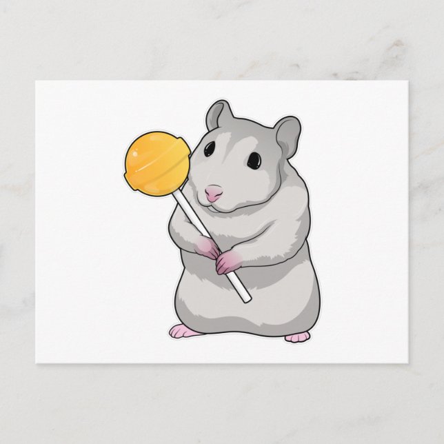 Carte Postale Sucette de hamster (Devant)