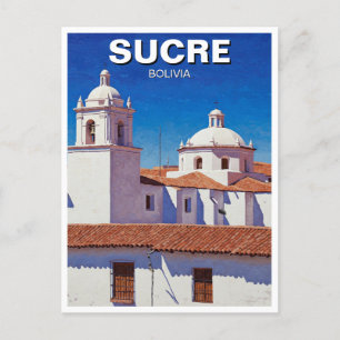 Carte Postale Sucre Bolivie Travel