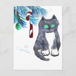 Carte Postale Sucre de canne de tentation pour Kitty