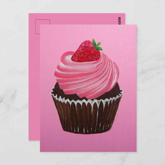 Carte Postale Sucre fraise (Devant / Derrière)