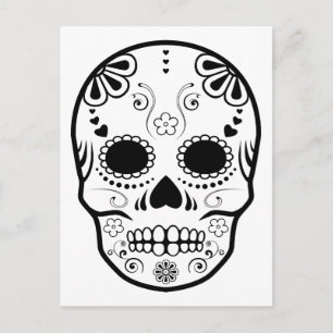 Carte Postale sucre skullz : 1