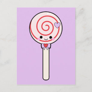Carte Postale Sucré sucré Lollipop