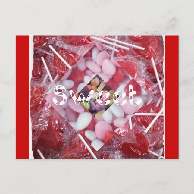 Carte postale sucrée (Devant)