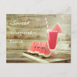 Carte postale sucrée en été