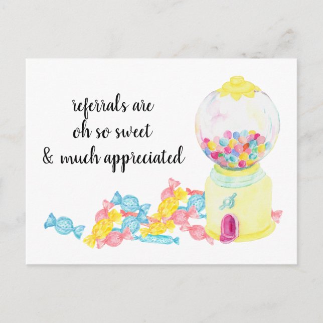 Carte Postale Sucres de bonbons de référence immobilier (Devant)